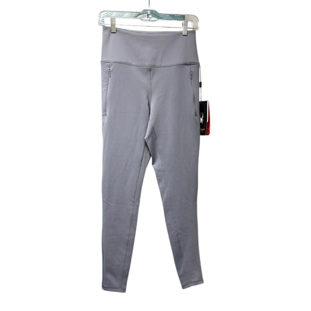 NWT Spyder Active Gray High Waisted Leggings Size Medium